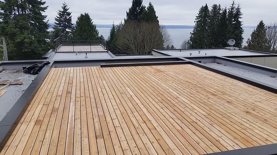 Rooftop deck