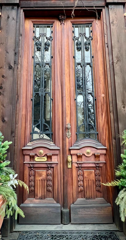 Antique Entry Door Installation